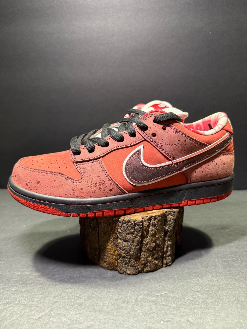 Nike Dunk SB Low Red Black Sneakers Shoe Size- 8.5 Women’s or Men’s 7